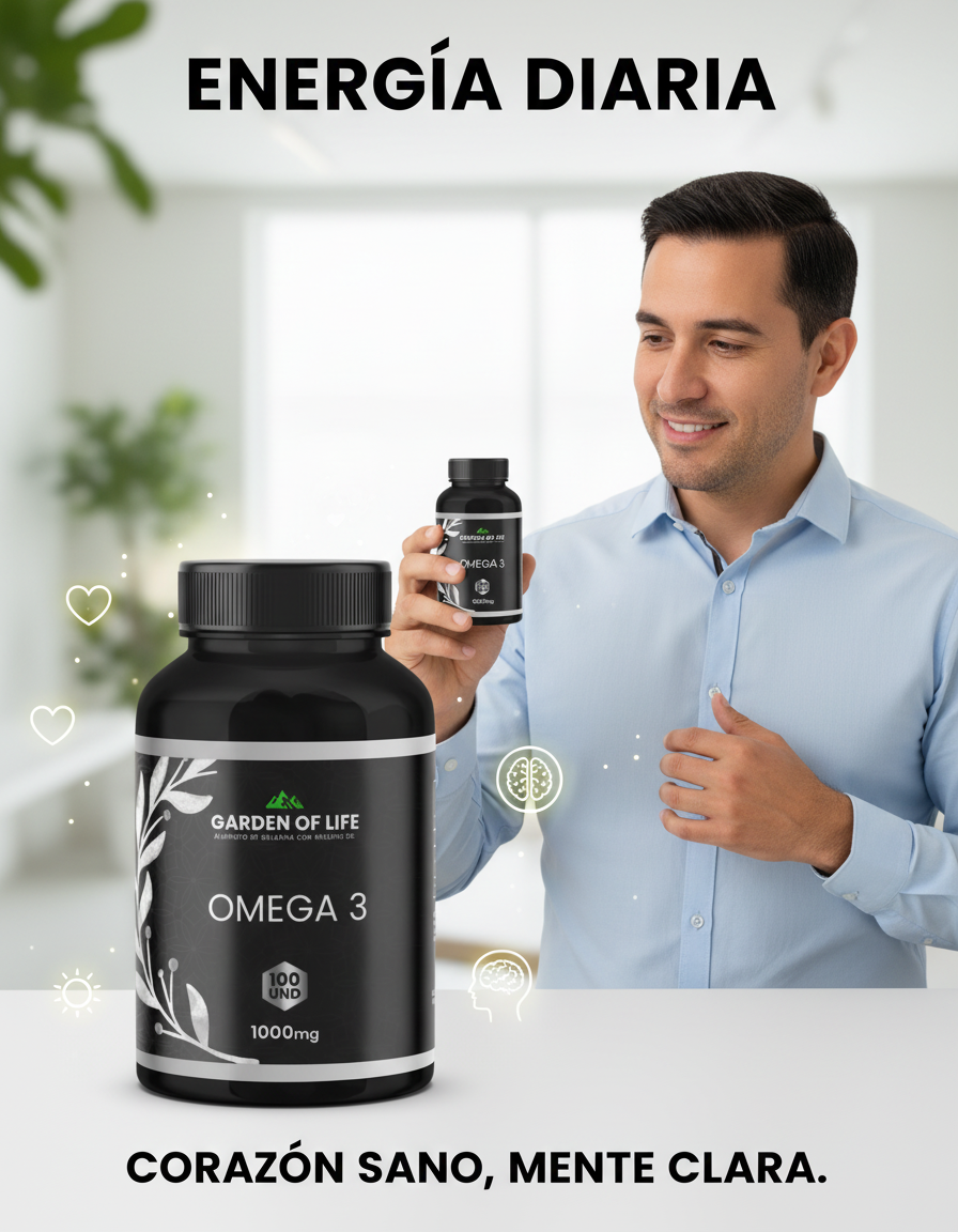 Omega 3 - Garden of Life 1000mg / 100 und